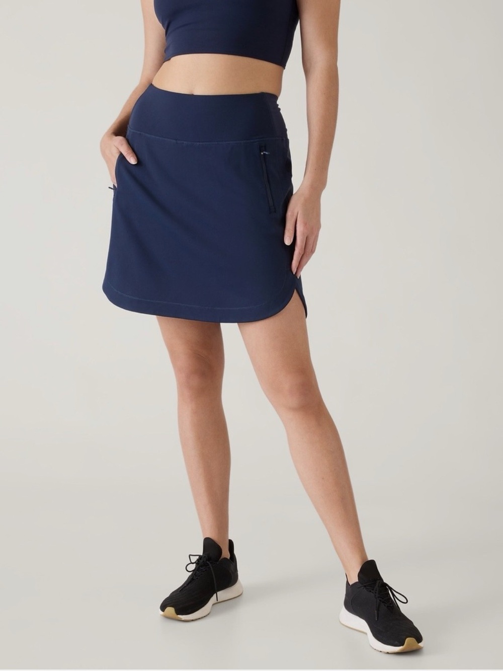 Athleta Fairway Navy Blue Golf Skort